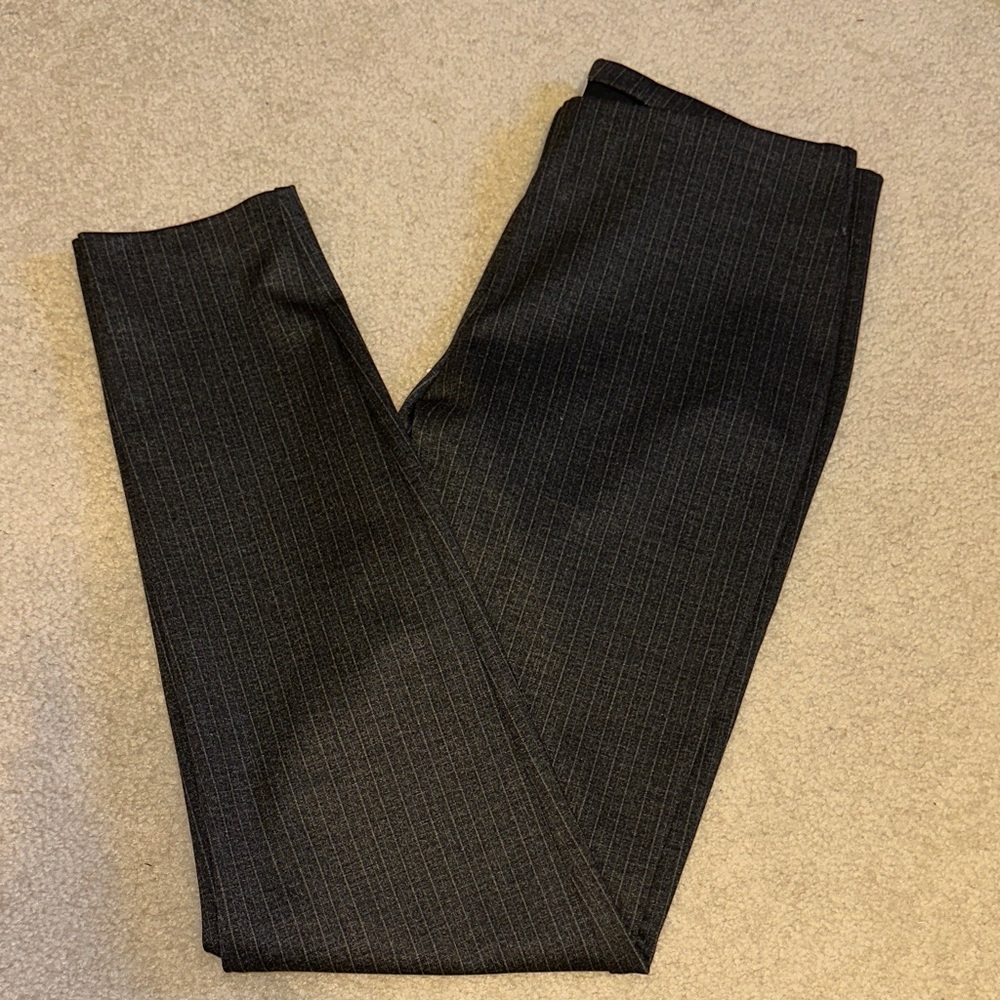 Black Pinstripe Pants